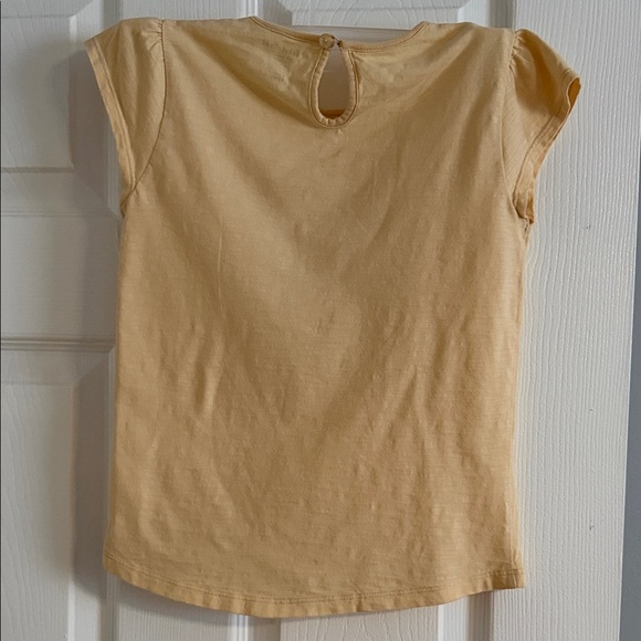 babycottons Girls Butter Yellow Tee - Take a Moment to breathe - size 8 years - Picture 5 of 6